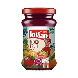 Kissan Mixed Fruit Jam , With Real Fruit Ingredients, 200 g