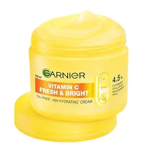 Garnier Fresh & Bright Vitamin C Sorbet Gel Face Moisturizer Cream, 45g