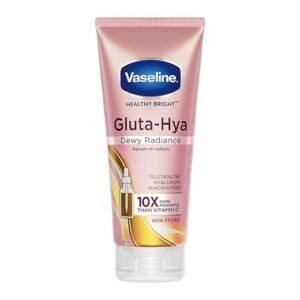 Vaseline Gluta-Hya Dewy Radiance Lotion for Face & Body | Gives Brighter Skin | Glutathione & Niacinamide Infused Moisturizer