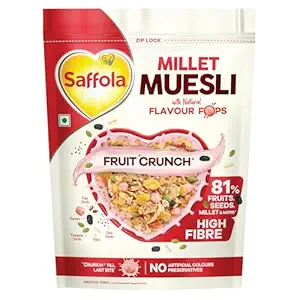 Saffola Millet Muesli with Crunchy Flavour Pops & High Fibre