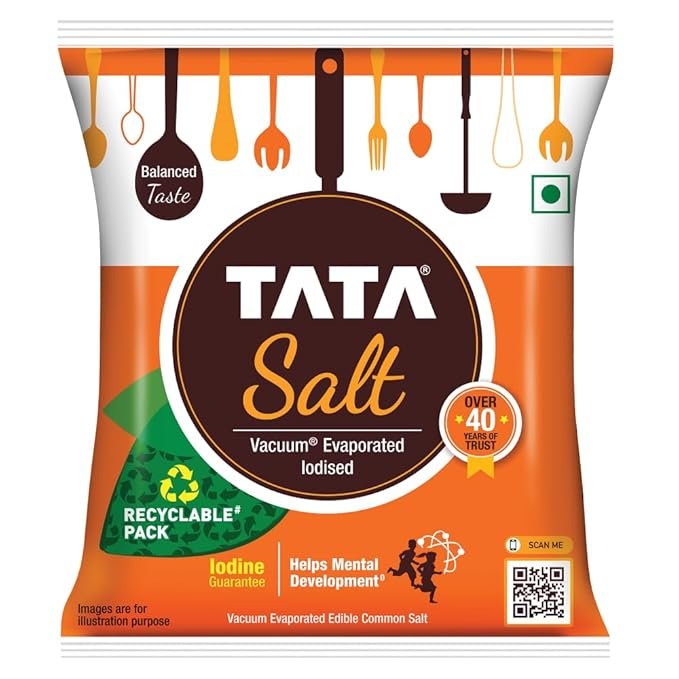 614mm2hYHyL._SX679_ Tata Salt 1 Kg, Free Flowing and Iodised Namak, Vacuum Evaporated, Salt in Fresh