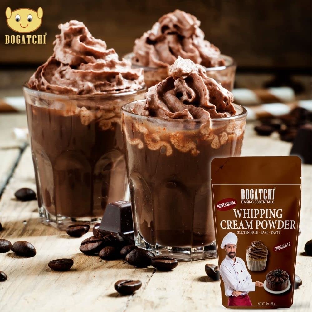 617YfZZSNvL._SL1000_ BOGATCHI Chocolate whipping cream for cake, chocolate whipping cream powder - Image 3