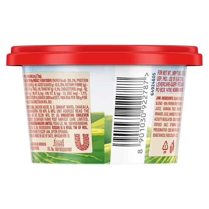 61fnpeLmqLL._SX679_ Kissan Mixed Fruit Jam, 90gm Tub, Made with 100% Real Fruits - Image 2