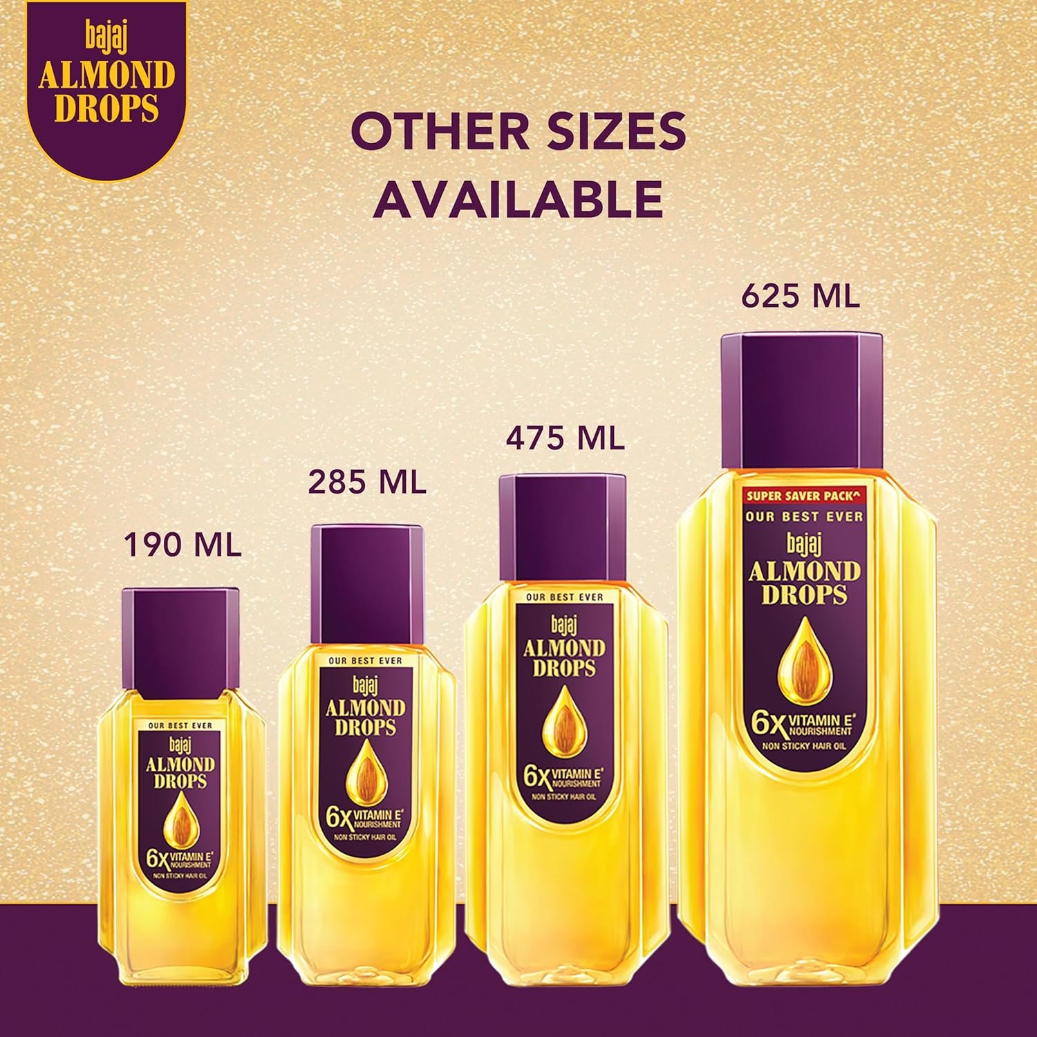 915na5zeBML._SL1500_ Bajaj Almond Drops Hair Oil, 350ml | 6X Vitamin E - Image 5