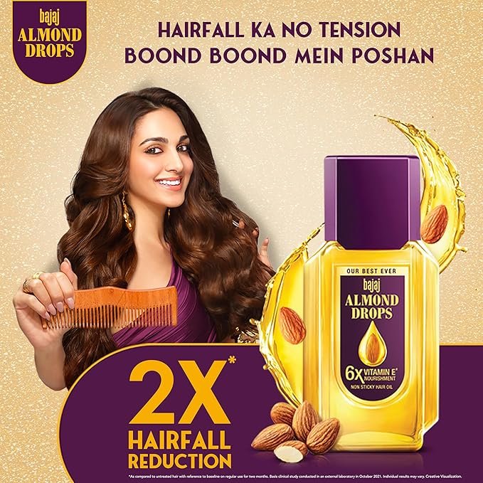 917lshW3YJL._SX679_ Bajaj Almond Drops Hair Oil, 350ml | 6X Vitamin E - Image 4