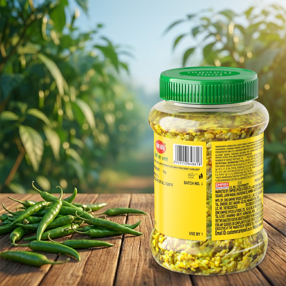 Chili-Pickle-1kg-BOP Ram Bandhu Chilli Pickle - Image 2